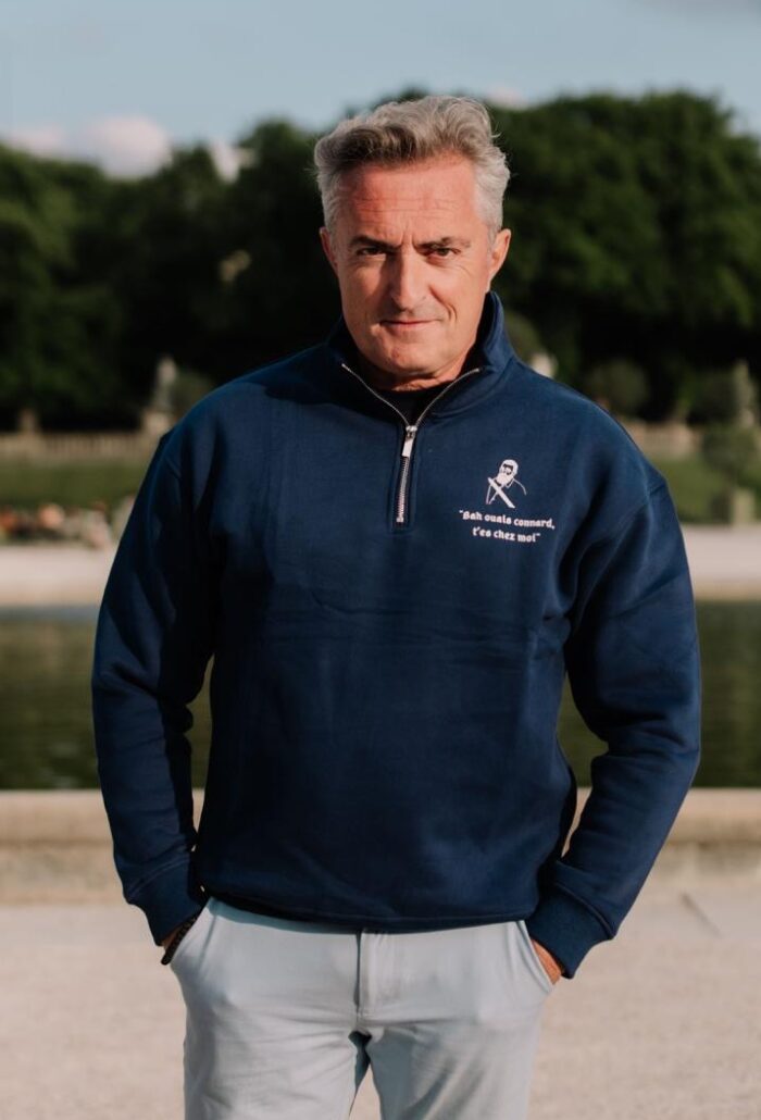 Sweat-shirt "T'es chez moi connard"